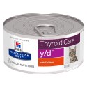 Hill's Hill's Prescription Diet Thyroid Care Feline y/d - karma dla kota z chorą tarczycą - puszka 156 g