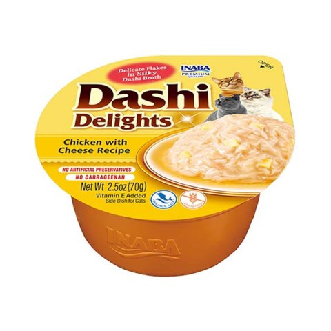 INABA INABA Dashi Delights Kurczak z serem - Przysmak dla kotów - 70g