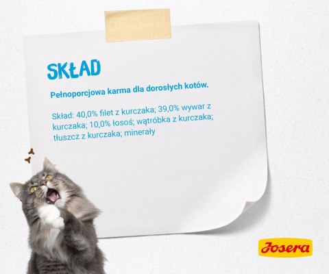 JOSERA JOSERA Filet kurczak z łososiem - mokra karma dla kota - 70 g JOSERA JOSERA Filet kurczak z łososiem - mokra karma dla kota - 70 g