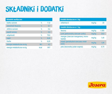 JOSERA JOSERA Filet kurczak z łososiem - mokra karma dla kota - 70 g JOSERA JOSERA Filet kurczak z łososiem - mokra karma dla kota - 70 g