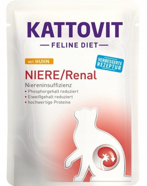 KATTOVIT KATTOVIT NIERE/RENAL Kurczak 85g dla kota