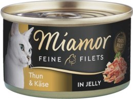 Miamor MIAMOR Feine Filets - filety mięsne smak: tuńczyk z serem 100g