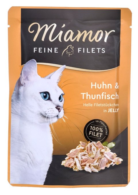 Miamor MIAMOR Feine Filets kurczak z tuńczykiem - saszetka 100g