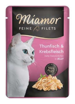 Miamor MIAMOR Feine Filets tuńczyk z krabami - saszetka 100g