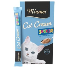 Miamor MIAMOR Junior Cream Pasta Mleczna 90g (6x15g)