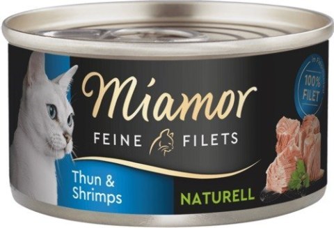 Miamor MIAMOR PUSZKA 80G F.FIL.NATUR TUŃCZ/KREWET 75018/24