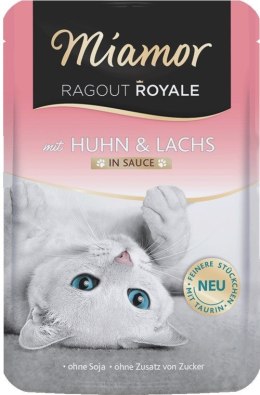 Miamor MIAMOR Ragout Royal Kurczak Łosoś 100g dla kota