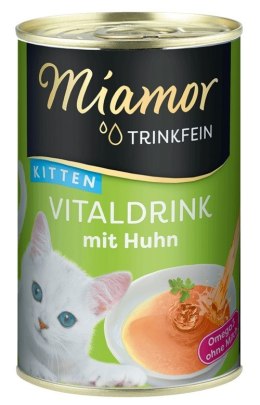 Miamor MIAMOR VITALDRINK z Kurczakiem 135ml napój dla kociąt