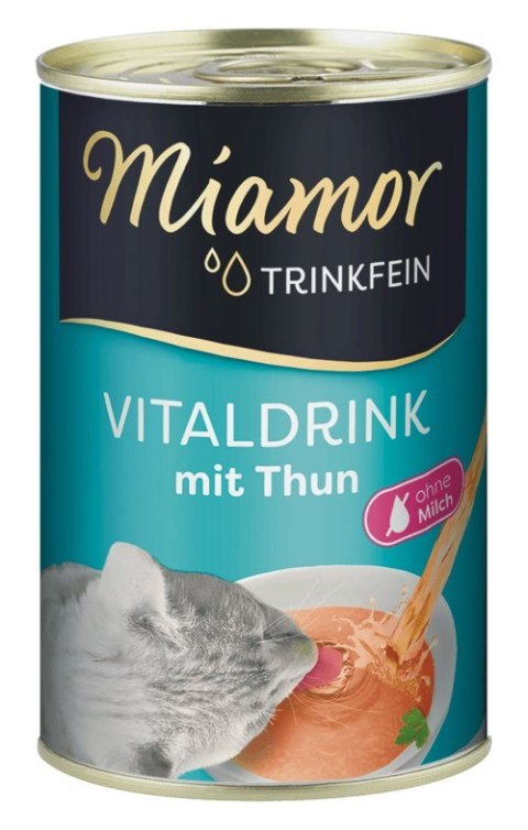 Miamor MIAMOR Vitaldrink Z Tuńczykiem Puszka 135g