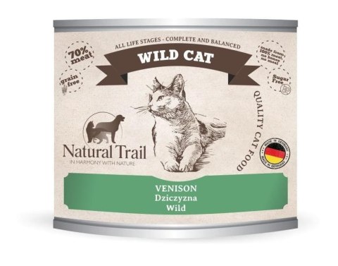 Natural Trail NATURAL TRAIL Cat Wild Venision puszka 200g