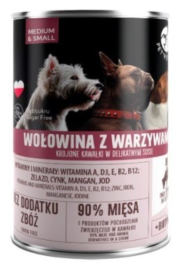 PetRepublic PetRepublic puszka dla psa wołowina warzywa 400 g