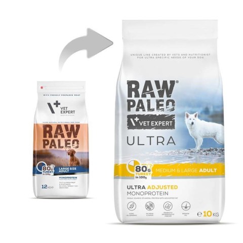 VetExpert VetExpert Raw Paleo Ultra Indyk Medium&Large Adult 10kg VetExpert VetExpert Raw Paleo Ultra Indyk Medium&Large Adult 10kg