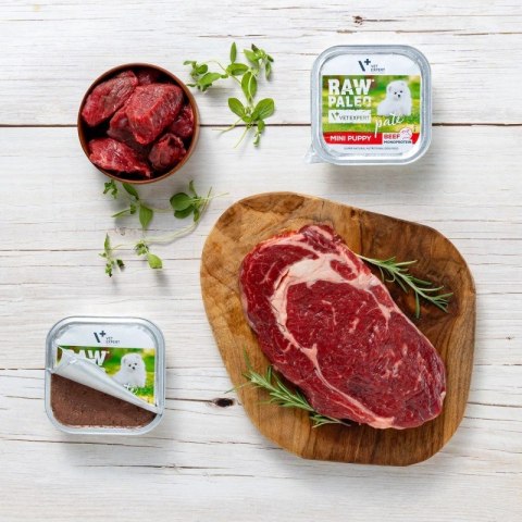 VetExpert VetExpert Raw Paleo Wołowina Pate Mini Puppy alu tray 150g VetExpert VetExpert Raw Paleo Wołowina Pate Mini Puppy alu tray 150g