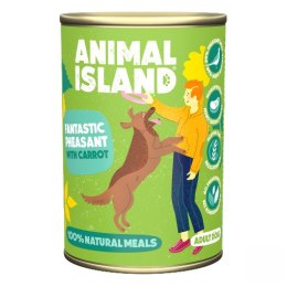 ANIMAL ISLAND Animal Island Bażant z Marchewką karma dla psa 400g