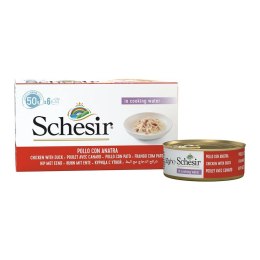 Agras Pet Foods SCHESIR M-Pack Filety z kurczaka z kaczką 6x50g