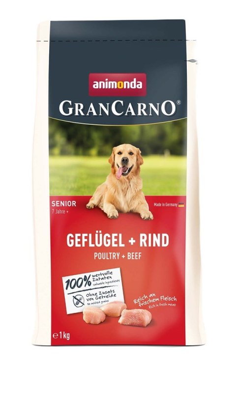 Animonda ANIMONDA Gran Carno Senior Poultry + beef 1kg