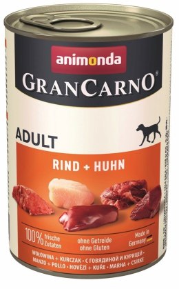 Animonda ANIMONDA Grancarno Adult wołowina i kurczak - mokra karma dla psa - 400g