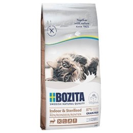 BOZITA BOZITA Indoor & Sterilised Grain free Reindeer - sucha karma dla kotów wysterylizowanych - 2kg