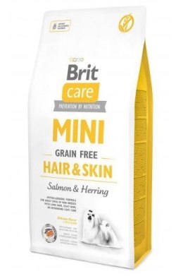 Brit BRIT Care Mini Hair&Skin Salmon&Herring - sucha karma dla psa - 7 kg