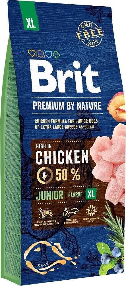 Brit BRIT PREMIUM BY NATURE Junior XL- sucha karma dla szczeniąt ras dużych - 15 kg