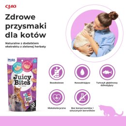 INABA INABA Juicy Bites O smaku krewetek i owoców morza - przysmak dla kota - 3x11,3 g