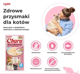 INABA Przysmak CHURU Tuńczyk z łososiem dla kota 4x14g