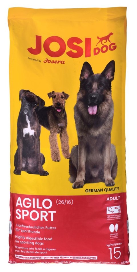 JOSERA JOSERA JosiDog Agilo Sport - sucha karma dla psa - 15 kg