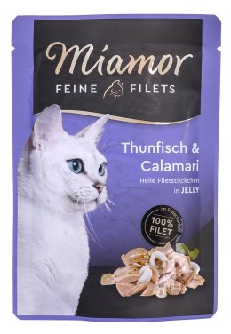 Miamor MIAMOR Feine Filets tuńczyk z kalmarami - saszetka 100g