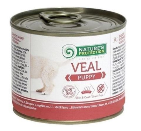 NATURE'S PROTECTION Nature's Protection Puppy Veal 200g dog food