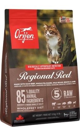 Orijen ORIJEN Cat Regional Red - sucha karma dla kota - 1,8kg