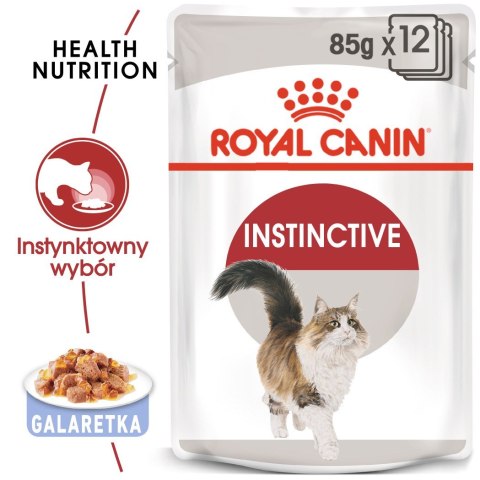 Royal Canin ROYAL CANIN FHN Instinctive w galaretce - mokra karma dla kota dorosłego - 12x85g Royal Canin ROYAL CANIN FHN Instinctive w galaretce - mokra karma dla kota dorosłego - 12x85g