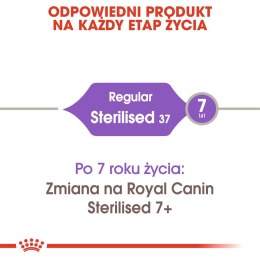 Royal Canin ROYAL CANIN FHN Regular Sterilised 37 - sucha karma dla kota dorosłego - 2 kg