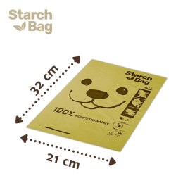 Starch Bag STARCHBAG BIOworki 1 rolka x 15 szt. kol. Liliowy