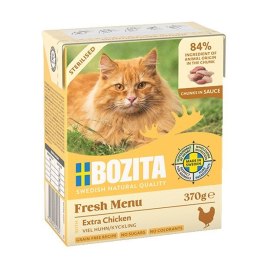 BOZITA BOZITA Sterylised - Extra kurczak kawałki w sosie - mokra karma dla kota - 370g