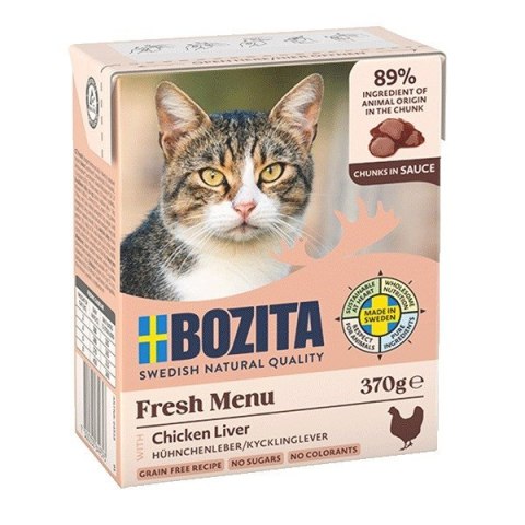 BOZITA BOZITA Wątróbka drobiowa w sosie - dla kota - 370g