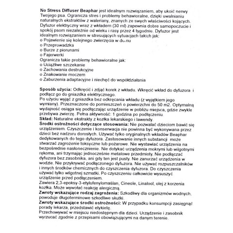 Beaphar Beaphar aromatyzer behawioralny dla psów 30ml Beaphar Beaphar aromatyzer behawioralny dla psów 30ml