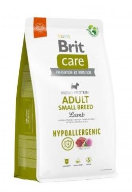 Brit BRIT Care Mono Protein Hypoallergenic Adult Małe rasy Jagnięcina z ryżem - sucha karma dla psa - 3 kg