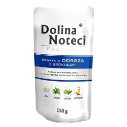 DOLINA NOTECI DOLINA NOTECI Premium bogata w dorsza z brokułami - mokra karma dla psa - 150g