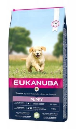 EUKANUBA EUKANUBA Puppy & Junior rich in Lamb & Rice - sucha karma dla szczeniąt - 12kg