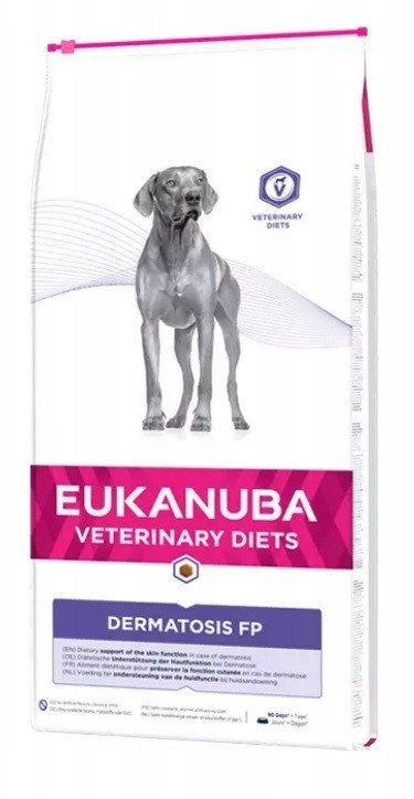 EUKANUBA EUKANUBA Veterinary Diets Dermatosis FP Fish & Potato - sucha karma dla psa - 12 kg