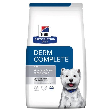 Hill's HILL'S Prescription Diet Derm Complete Mini Canine - sucha karma dla psa - 1 kg