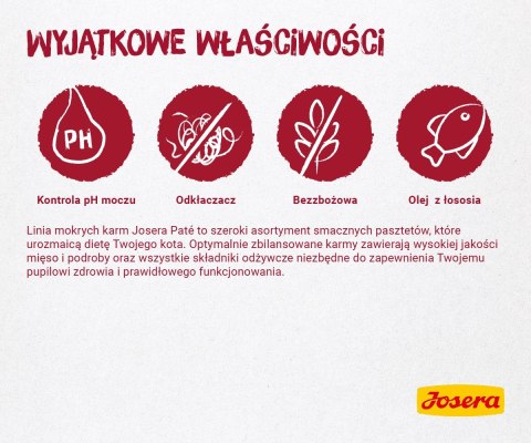 JOSERA JOSERA Pate gulasz kurczak z wołowiną - mokra karma dla kota - 85 g JOSERA JOSERA Pate gulasz kurczak z wołowiną - mokra karma dla kota - 85 g