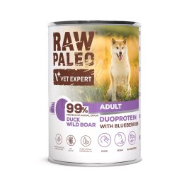 VetExpert Raw Paleo Duck&Boar Adult Can 400g