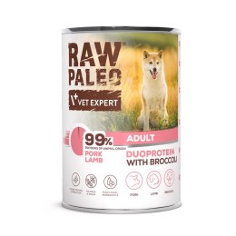 VetExpert Raw Paleo Pork&Lamb Adult Can 400g