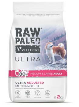 VetExpert Raw Paleo Ultra Pork Medium&Large Adult 2kg