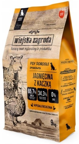 Wiejska zagroda Wiejska Zagroda Karma sucha dla psa Jagnięcina z kaczką (dorosły) chrupki S 9kg