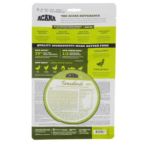 ACANA ACANA Grasslands cat 340g ACANA ACANA Grasslands cat 340g