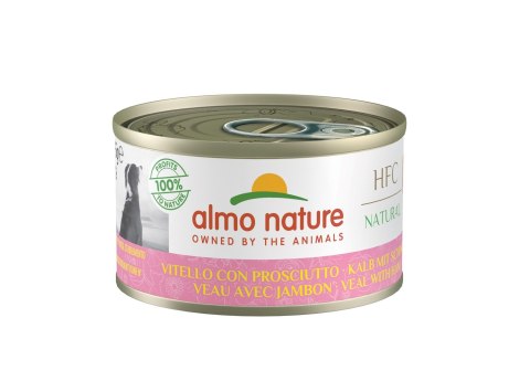 Almo nature ALMO NATURE HFC Natural cielęcina z szynką - mokra karma dla psa - 95g Almo nature ALMO NATURE HFC Natural cielęcina z szynką - mokra karma dla psa - 95g