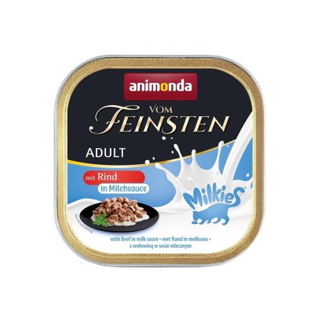 Animonda ANIMONDA Vom Feinsten Adult Milkies w sosie with beef in milk sauce 100g Animonda ANIMONDA Vom Feinsten Adult Milkies w sosie with beef in milk sauce 100g