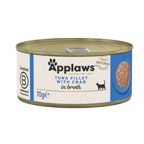 Applaws APPLAWS CAT Filet z tuńczyka i kraby - mokra karma dla kota - 70g Applaws APPLAWS CAT Filet z tuńczyka i kraby - mokra karma dla kota - 70g